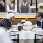 UAE President Mohamed bin Zayed met with Serbian President Aleksandar Vučić in Belgrade on Thursday. (@MohamedBinZayed/X)